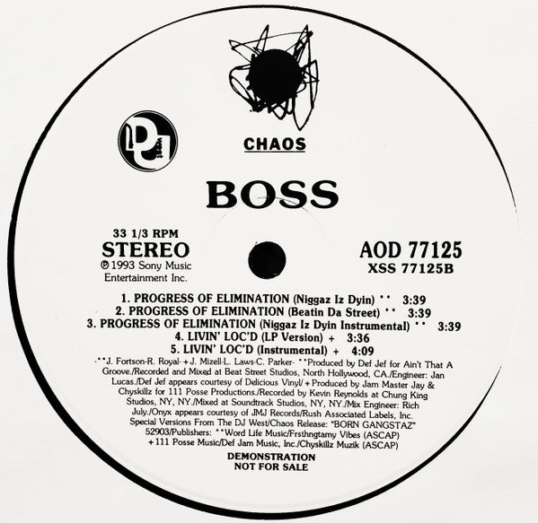 Boss (3) - Progress Of Elimination