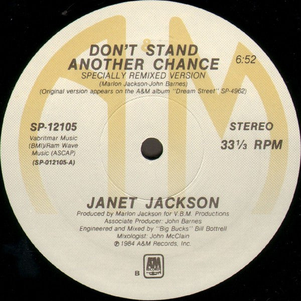 Janet Jackson - Don't Stand Another Chance