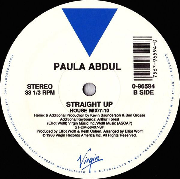 Paula Abdul - Straight Up