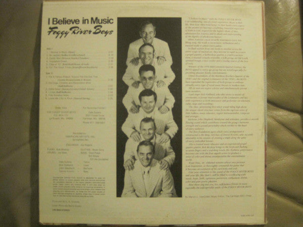 The Foggy River Boys - I Believe In Music