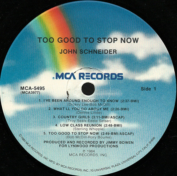 John Schneider - Too Good To Stop Now