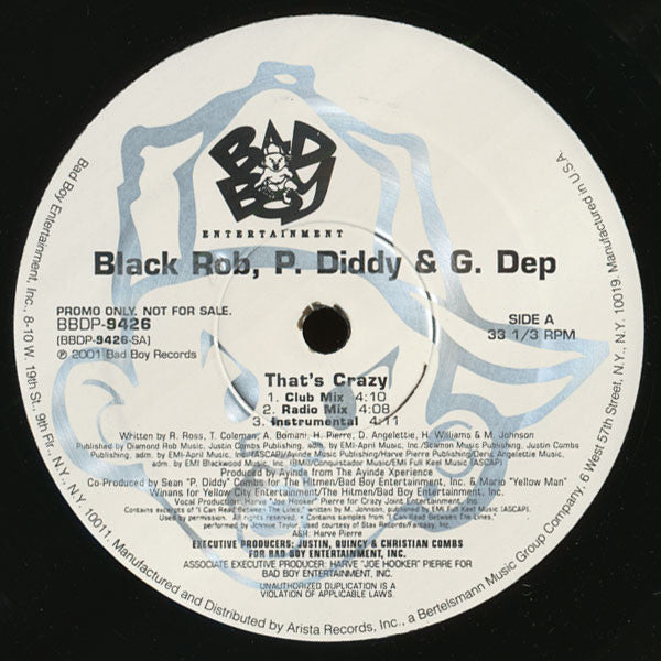Black Rob - That's Crazy / So Complete