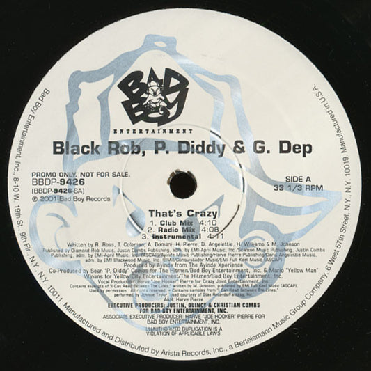 Black Rob - That's Crazy / So Complete