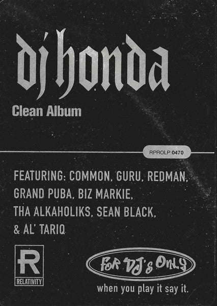 DJ Honda Clean Album