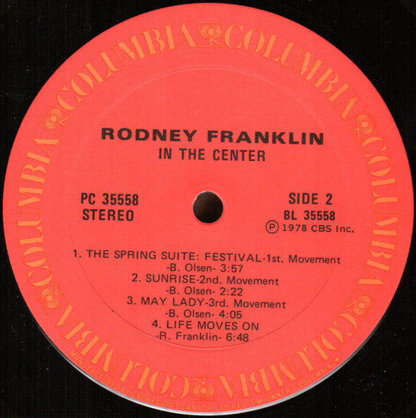 Rodney Franklin - In The Center