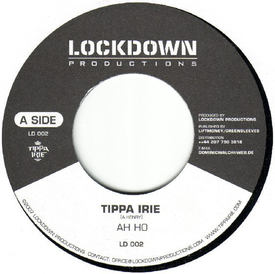 Tippa Irie - Ah Ho / Stray Bullet