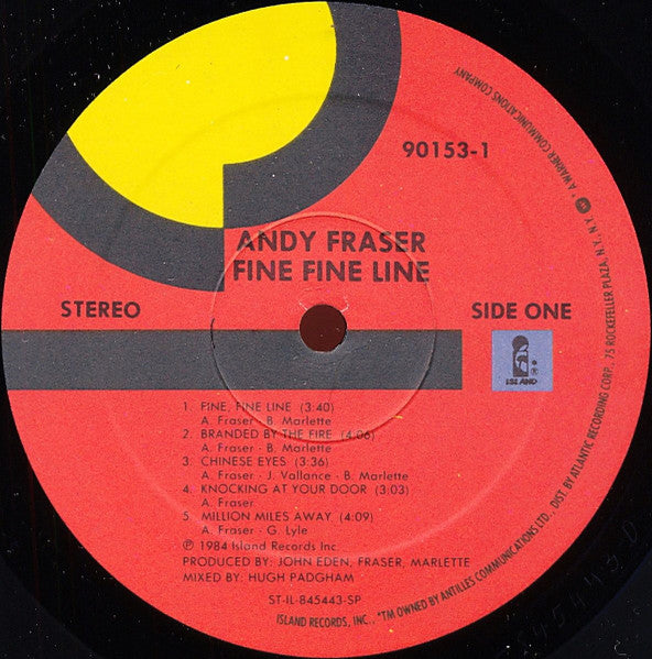 Andy Fraser - Fine Fine Line