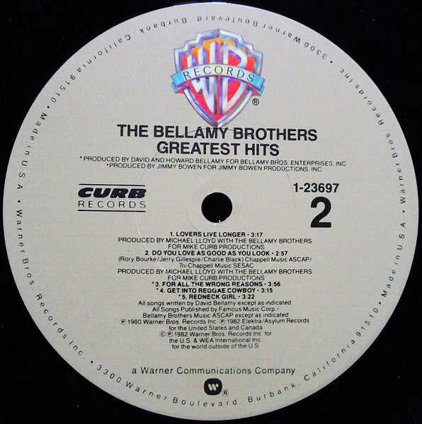 Bellamy Brothers - Greatest Hits
