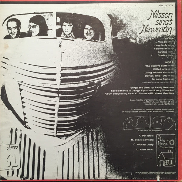 Harry Nilsson - Nilsson Sings Newman