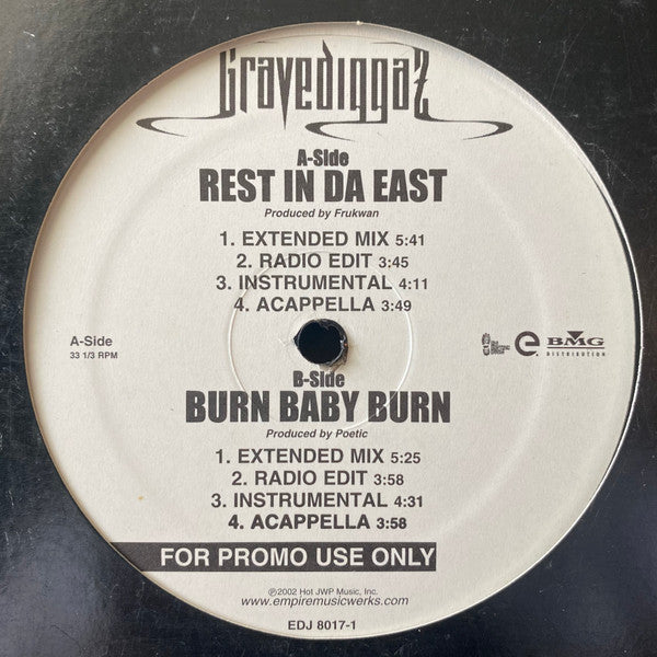 Rest In Da East / Burn Baby Burn