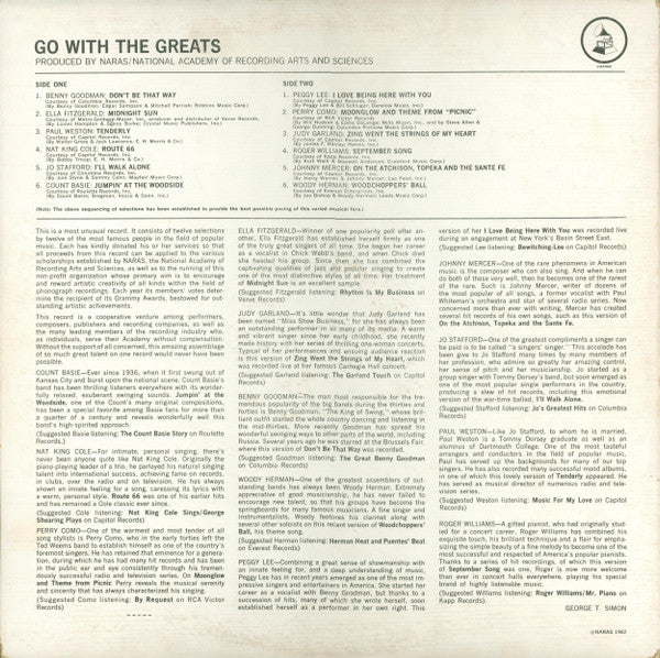 Various - Go With The Greats