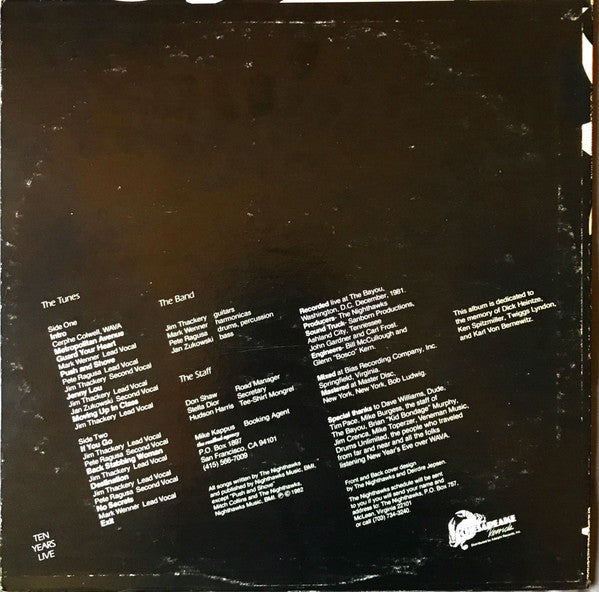 The Nighthawks (3) - Ten Years Live
