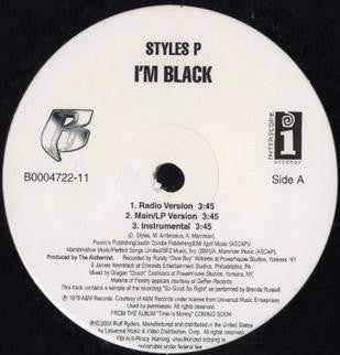 Styles P - I'm Black / Leaving The Game
