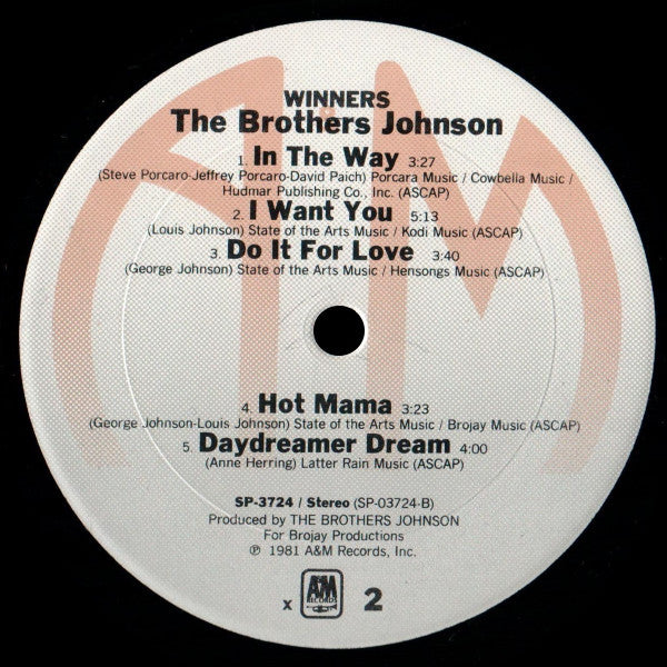 Brothers Johnson - Winners