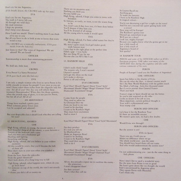 Andrew Lloyd Webber - Evita: Premiere American Recording