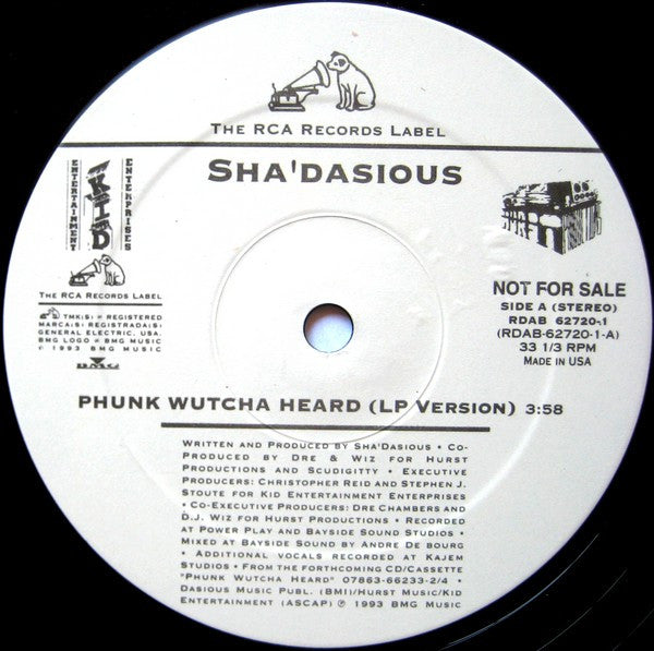 Sha'dasious - Phunk Wutcha Heard