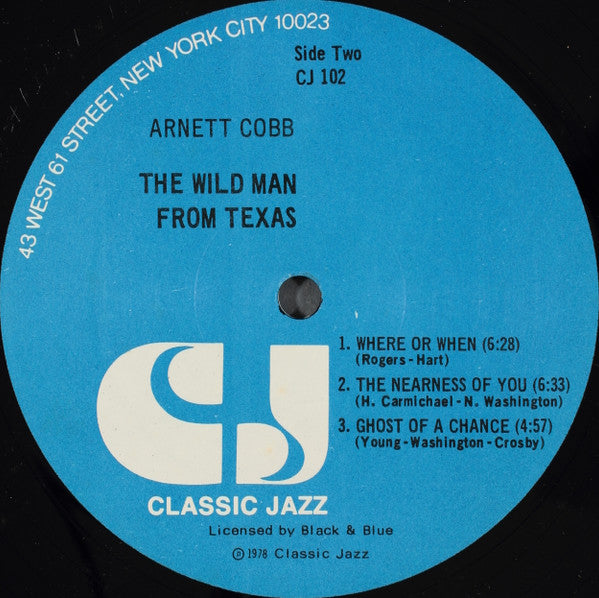Arnett Cobb - The Wild Man From Texas