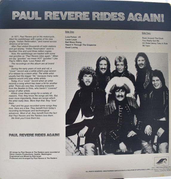 Paul Revere Rides Again!