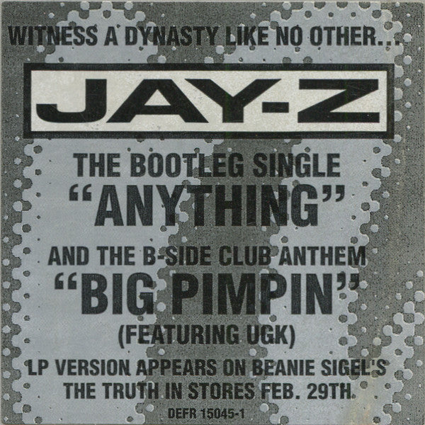 Jay-Z - Anything / Big Pimpin'