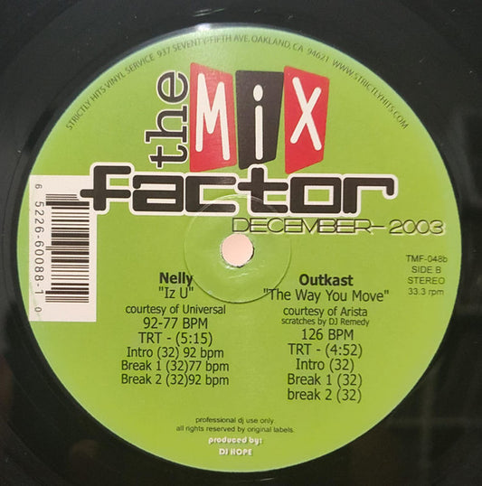 Various - The Mix Factor (December 2003)