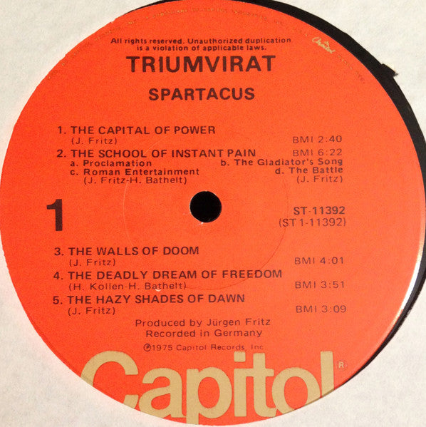 Triumvirat - Spartacus