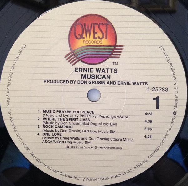 Ernie Watts - Musican