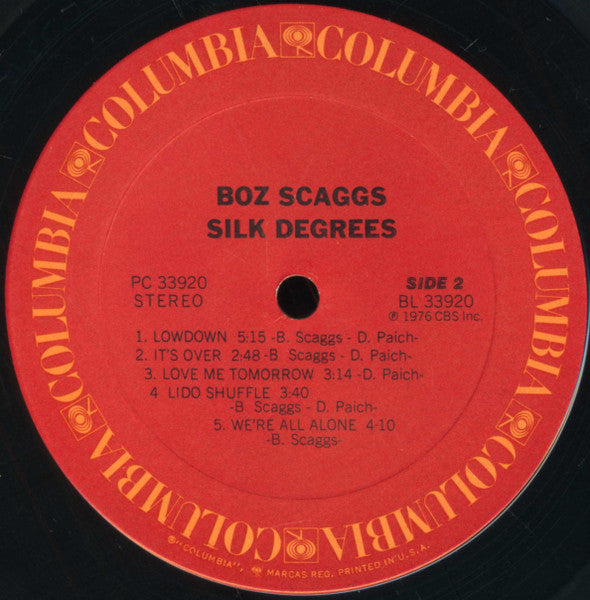 Boz Scaggs - Silk Degrees