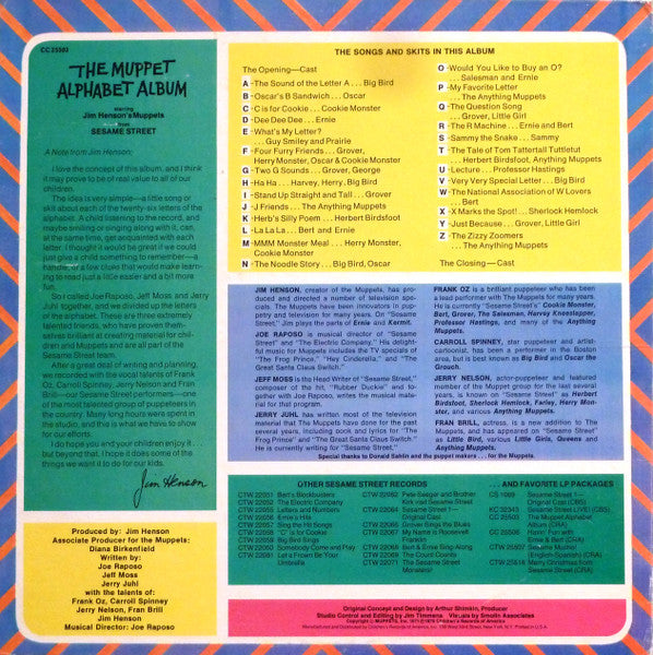 Sesame Street - The Muppet Alphabet Album