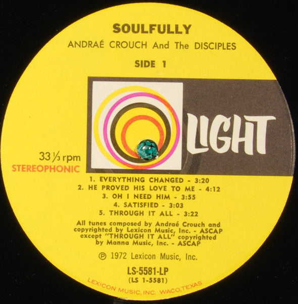 Andraé Crouch & The Disciples - Soulfully