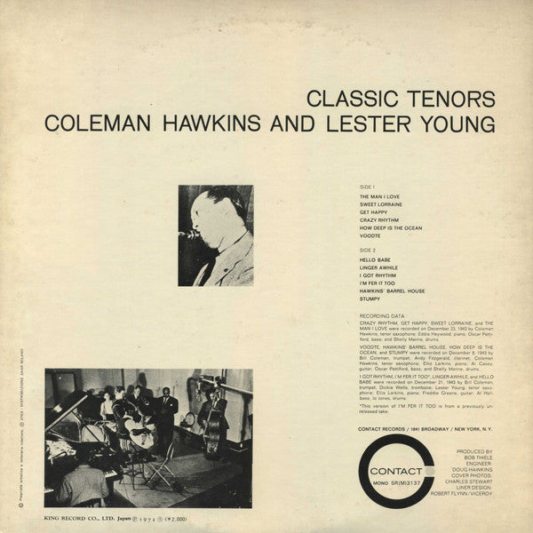 Coleman Hawkins - Classic Tenors