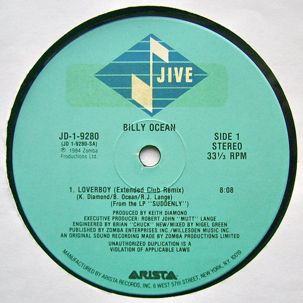 Billy Ocean - Loverboy