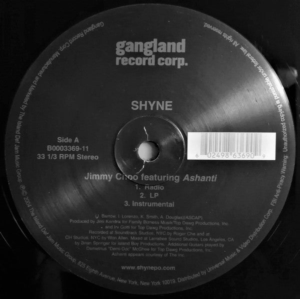 Shyne - Jimmy Choo