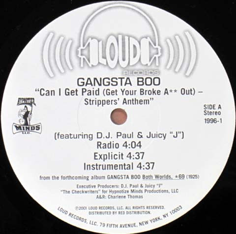 Gangsta Boo - Can I Get Paid (Get Your Broke A** Out)