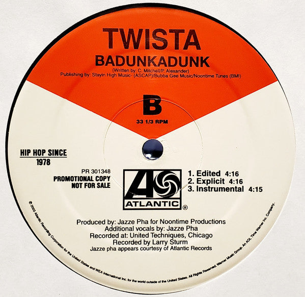Twista - Slow Jamz / Badunkadunk