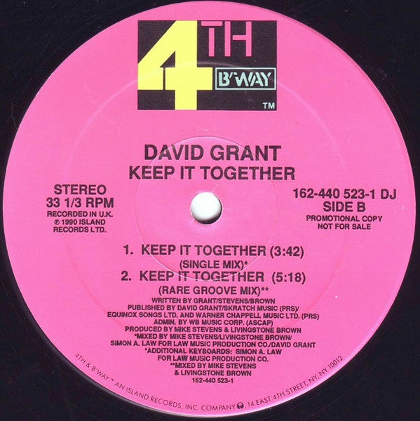 David Grant - Keep It Together
