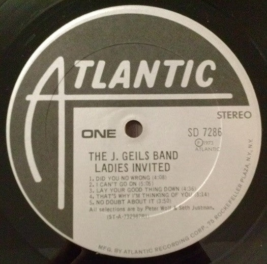 The J. Geils Band - Ladies Invited