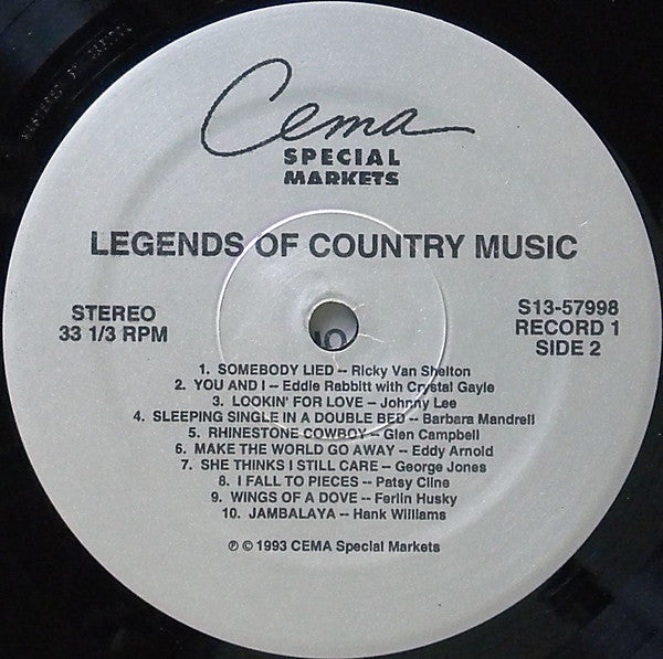 Various - Legends Of Country Music
