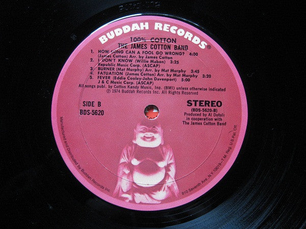 The James Cotton Band - 100% Cotton
