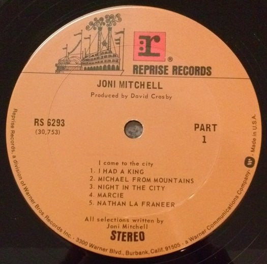 Joni Mitchell - Song To A Seagull