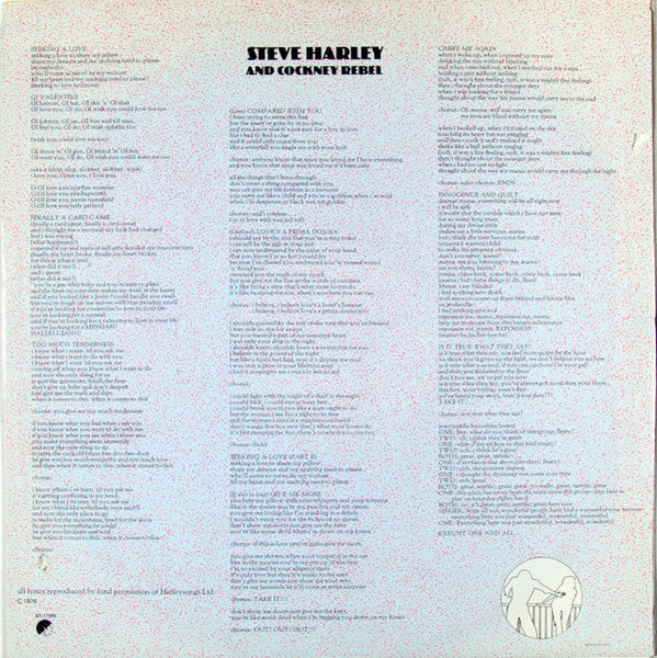Steve Harley & Cockney Rebel - Love's A Prima Donna