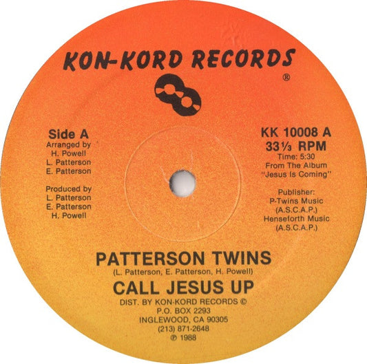 Patterson Twins - Call Up Jesus