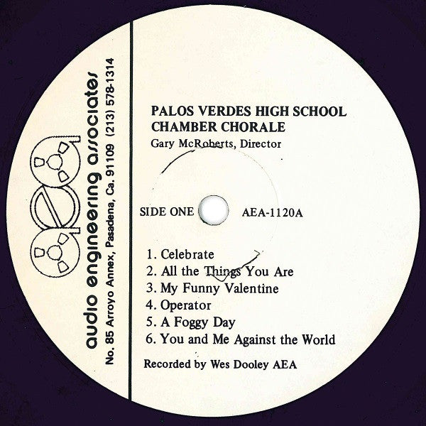 Palos Verdes High School Chamber Chorale - Celebrate