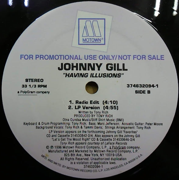Johnny Gill - Maybe / Having Illusions