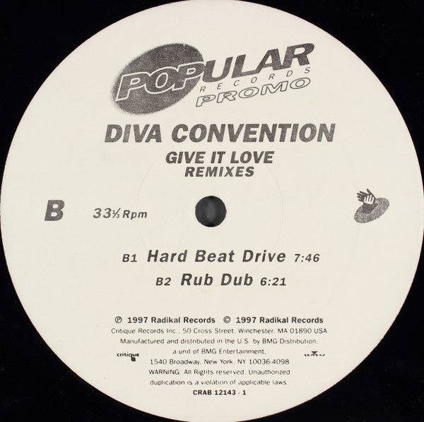 Diva Convention - Give It Love (Remixes)