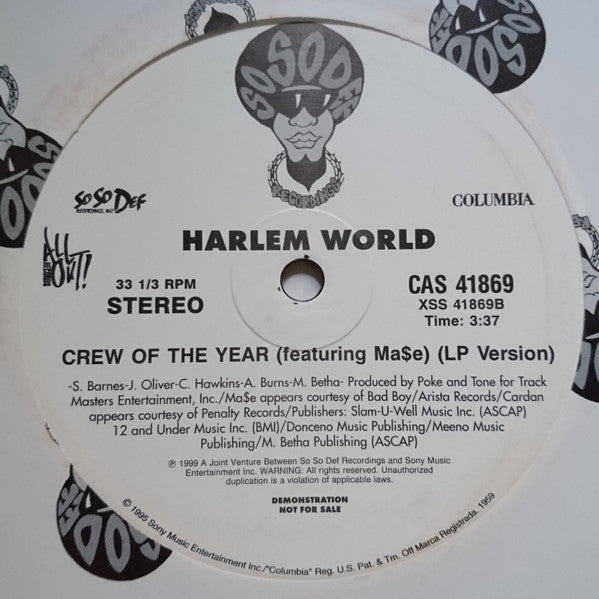 Harlem World - Cali Chronic / Crew Of The Year