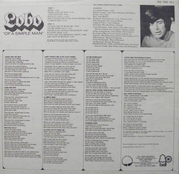 Lobo (3) - Of A Simple Man