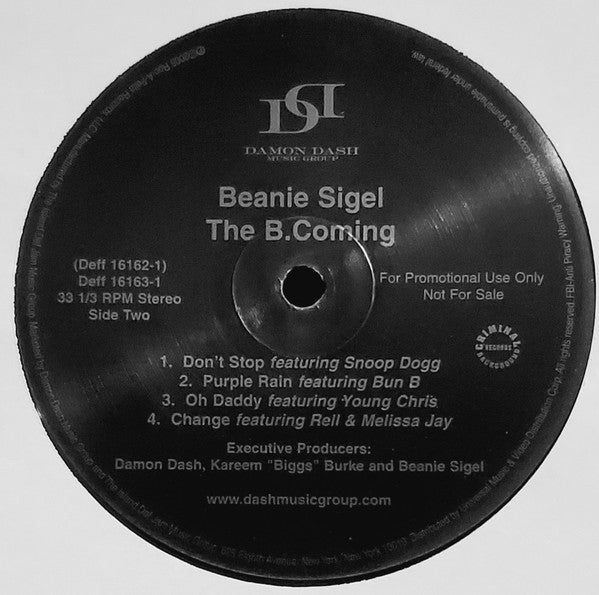 Beanie Sigel - The B. Coming