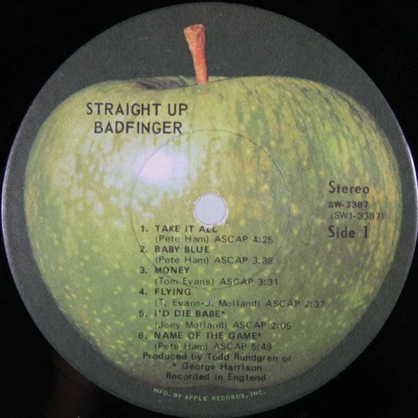 Badfinger - Straight Up [1st US Press, 1971]