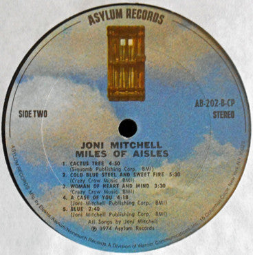 Joni Mitchell - Miles Of Aisles