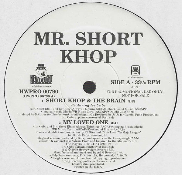 Mr. Short Khop - Short Khop & The Brain